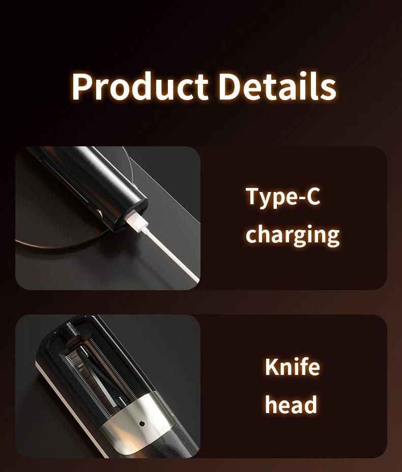 Cordless Professional Hair Split End Trimmer – Automatic Ends Remover for Dry, Damaged & Brittle Hair