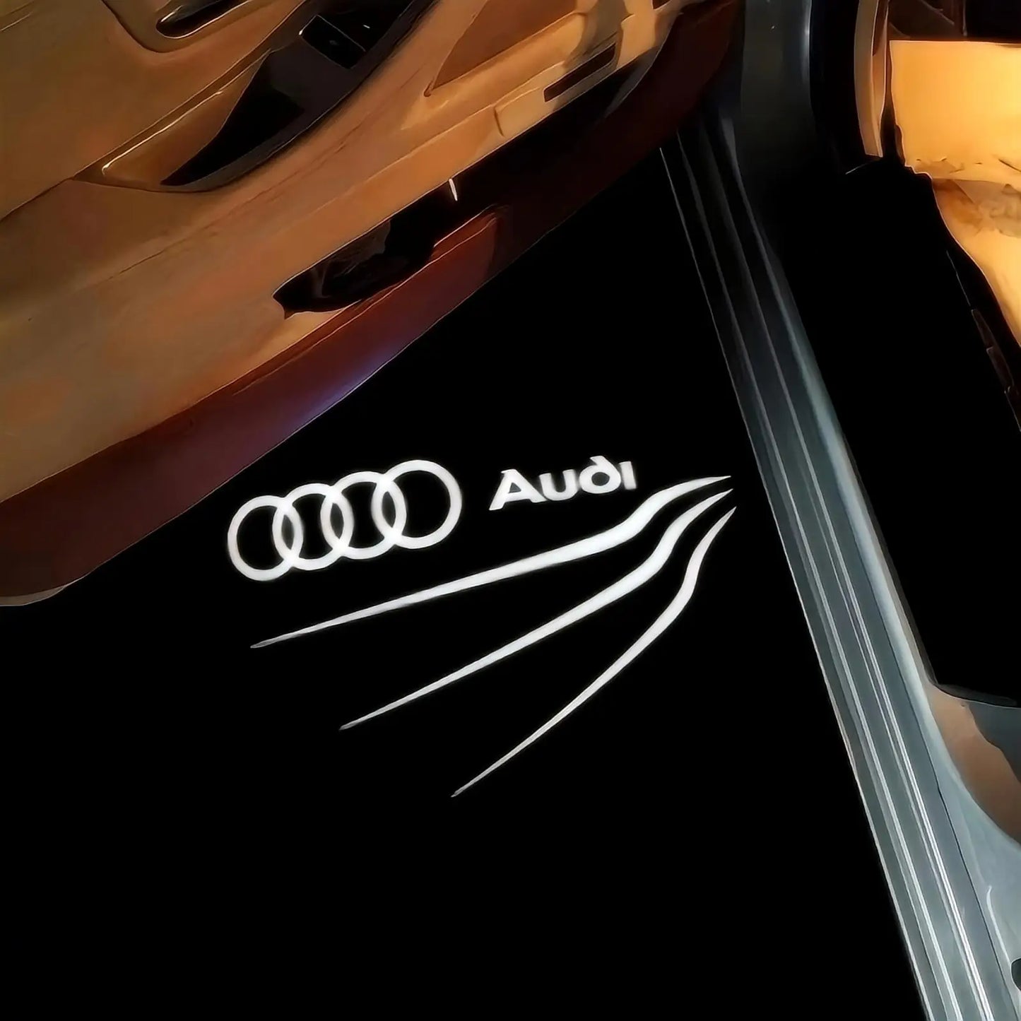 HD LED Car Door Welcome Logo Projector Lights for Audi A3 A4 A5 A6 A7 Q3 Q5 Q7 S3 S4 S5 RS SQ5 S Line Quattro Models