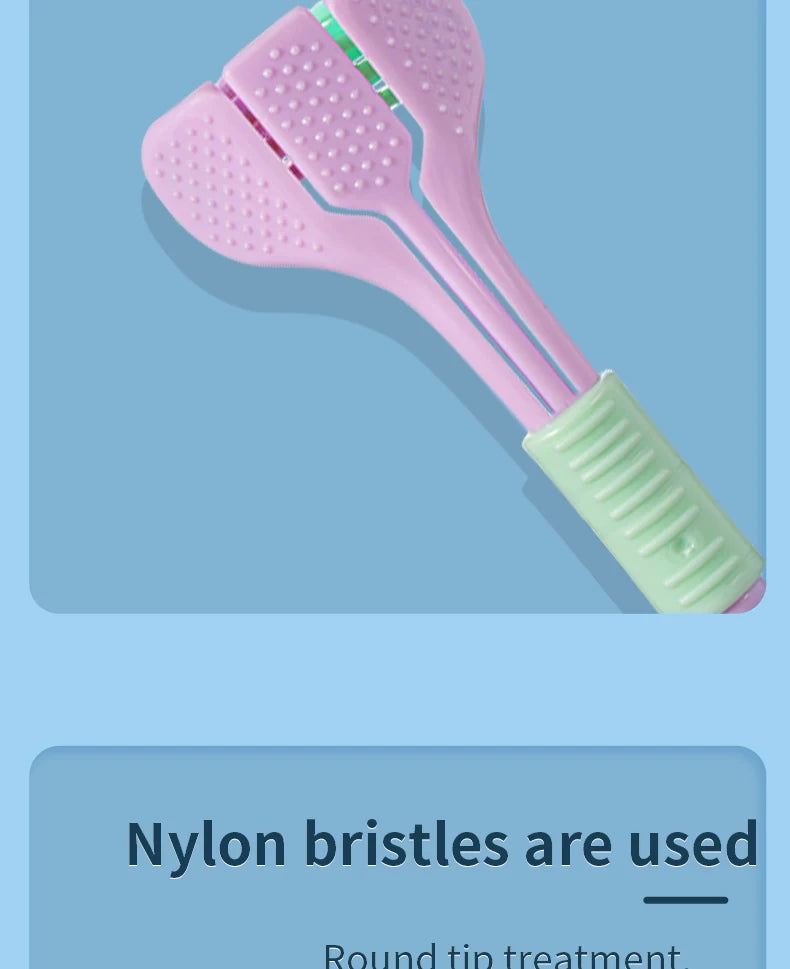Three-Sided Toothbrush with Soft Ultra-Fine Bristles – Complete Oral Care & Gentle Teeth Cleaning