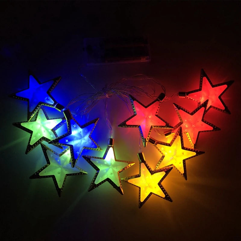 Ramadan & Eid LED Lantern String Lights – Decorative Hanging Lights for Home, Party & Festival Decor