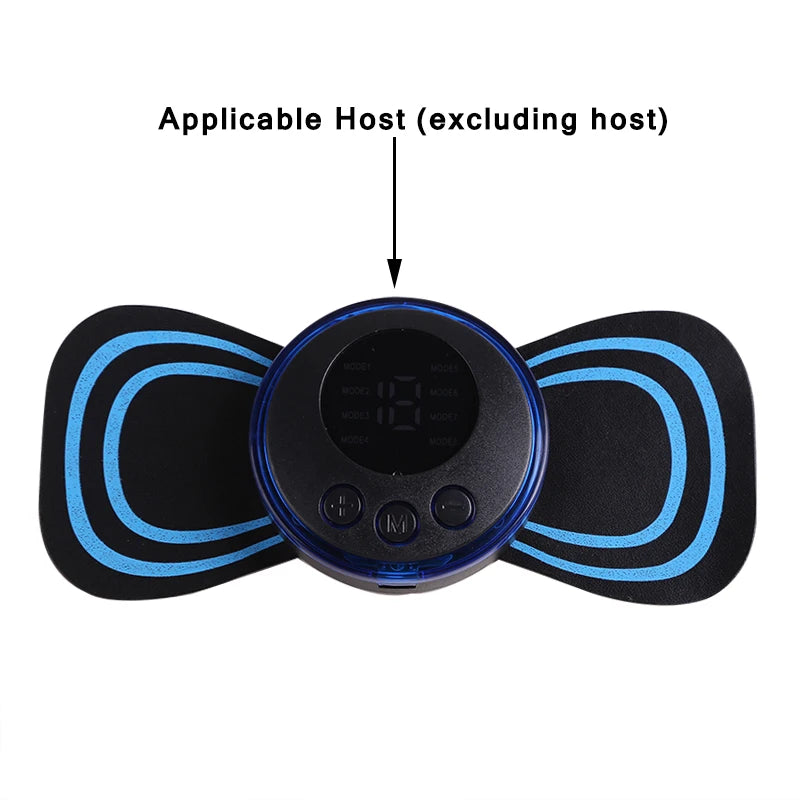 EMS Massager Gel Pads – Reusable Electrode Stickers for Muscle Relief & Neck Therapy