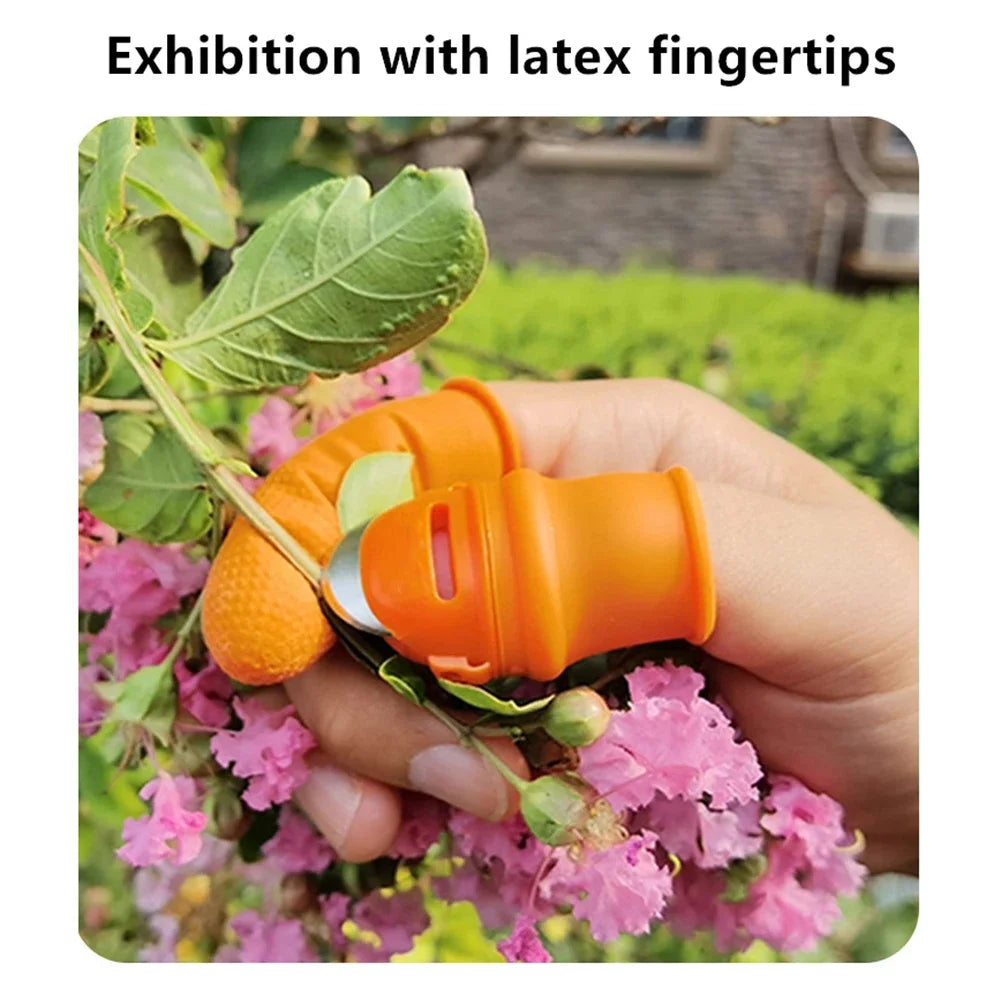 Vegetable Picking Thumb Knife with Finger Protector – Fingertip Cutter for Harvesting, Gardening & Plant Care