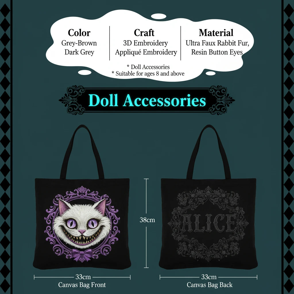 Official Cheshire Cat Plush Doll Funny Kawaii Cartoon Cat Pendant Collectible Stuffed Animal Birthday Gift