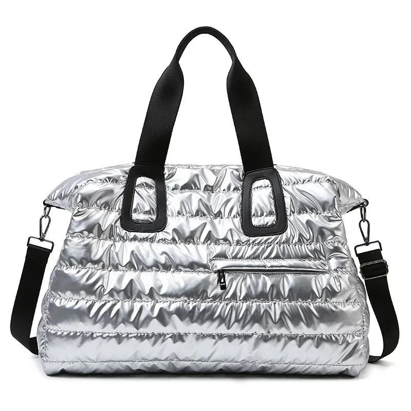 Women’s Travel & Gym Bag – Waterproof Fitness Handbag with Dry/Wet Separation, Perfect for Swimming, Yoga & Sports, Easy Single-Shoulder Carry