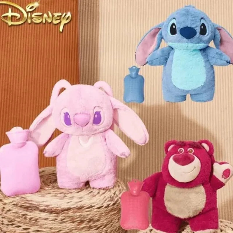 Large Plush Hot Water Bottle Cover – Kawaii Cartoon Character Design