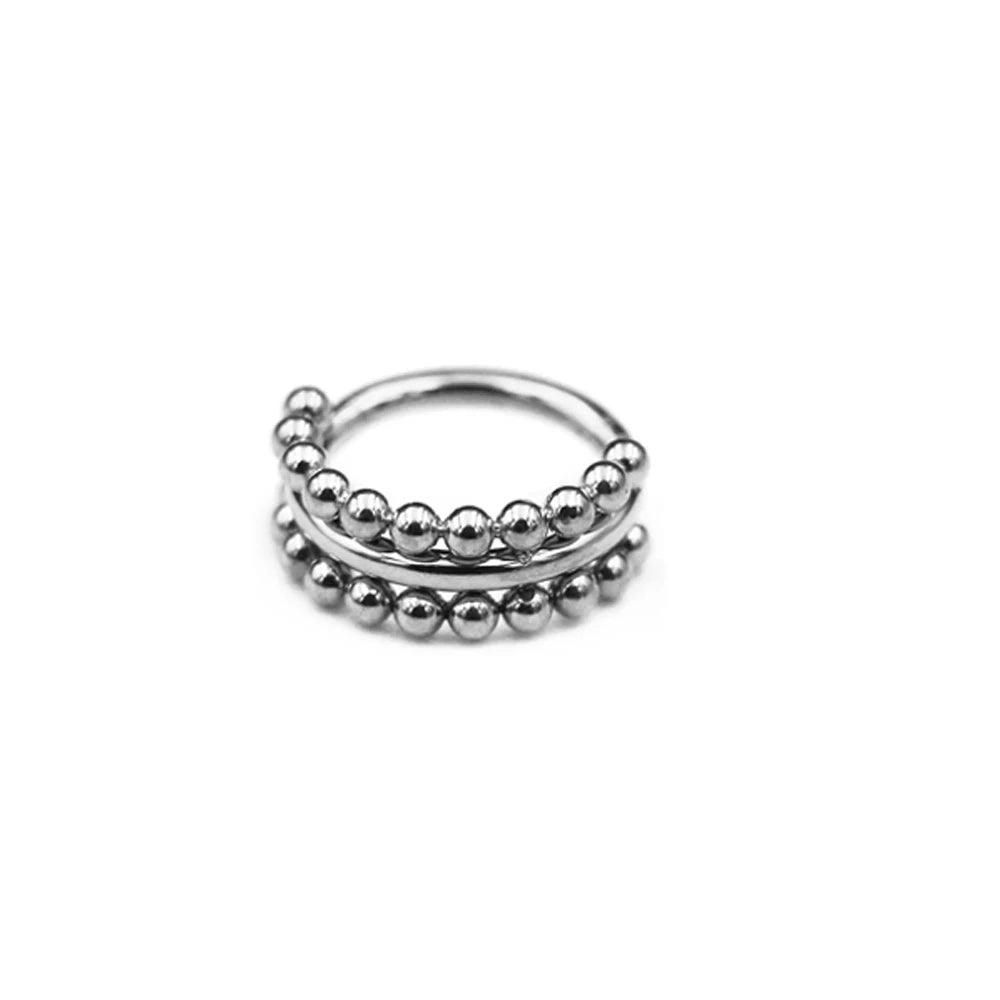 316L Stainless Steel Bee Piercing Jewelry, Clicker Earring for Conch, Tragus, Helix, Daith & Nose – Women’s Body Piercing