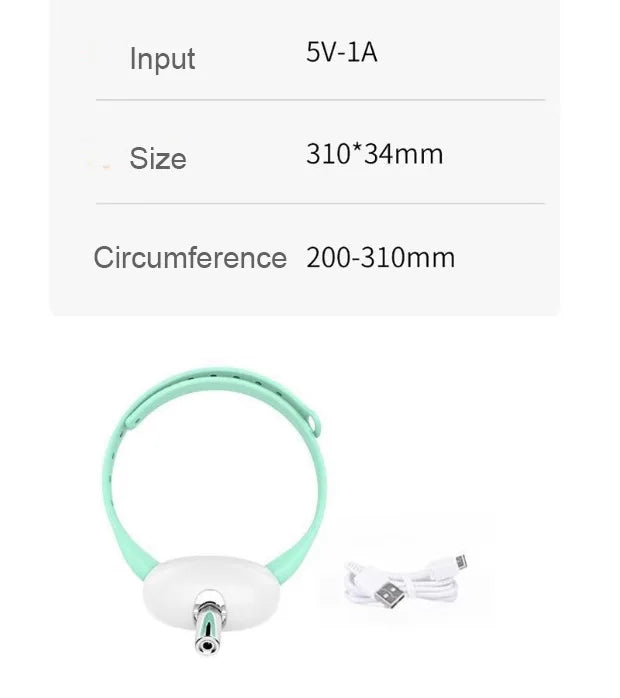 Smart Laser Tease Cat Collar – USB Rechargeable, Automatic Interactive Toy for Kittens & Cats