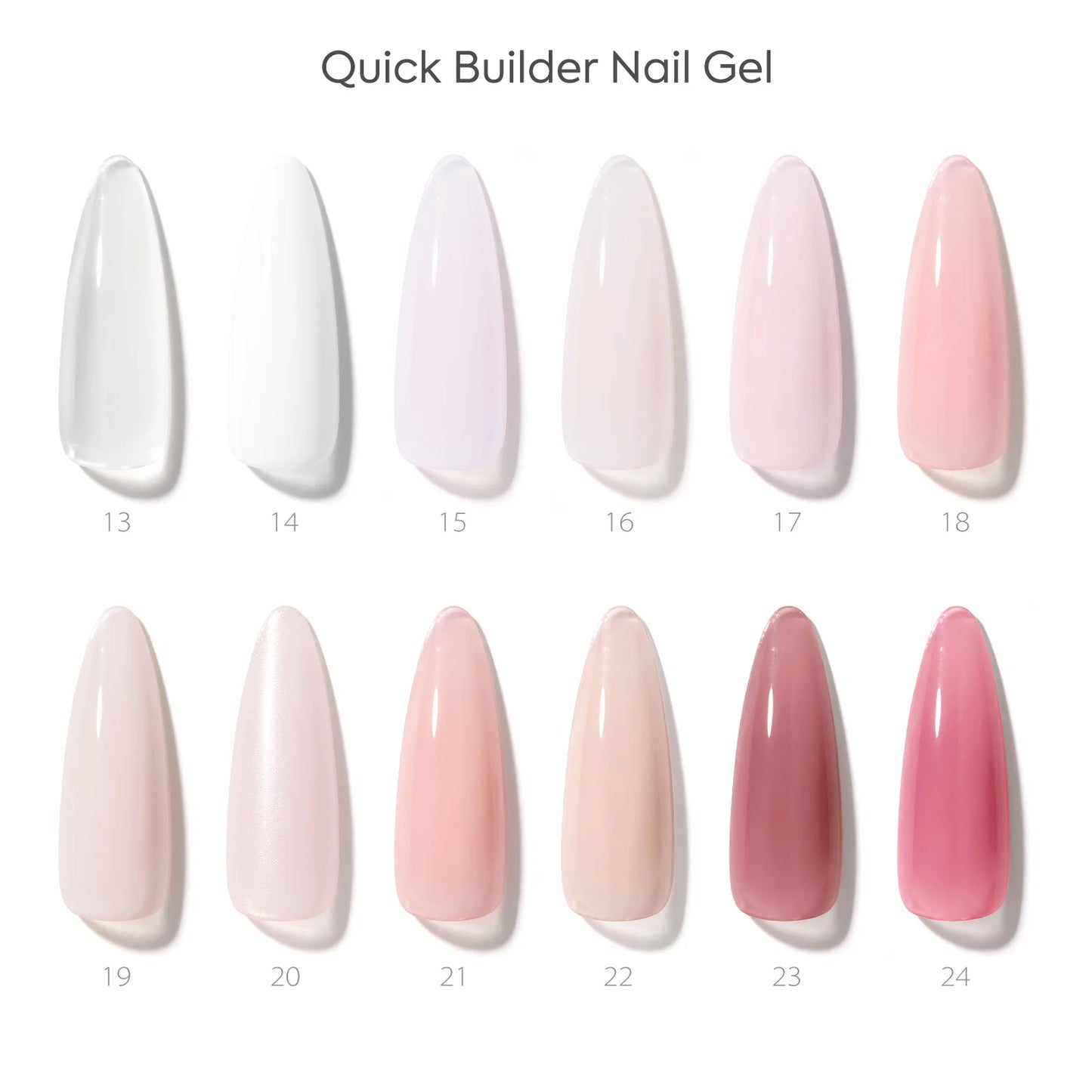 HEMA/TPO-Free Builder Gel – Self-Leveling UV Gel in Bottle, Semi-Permanent Nail Extension & Rubber Base Gel