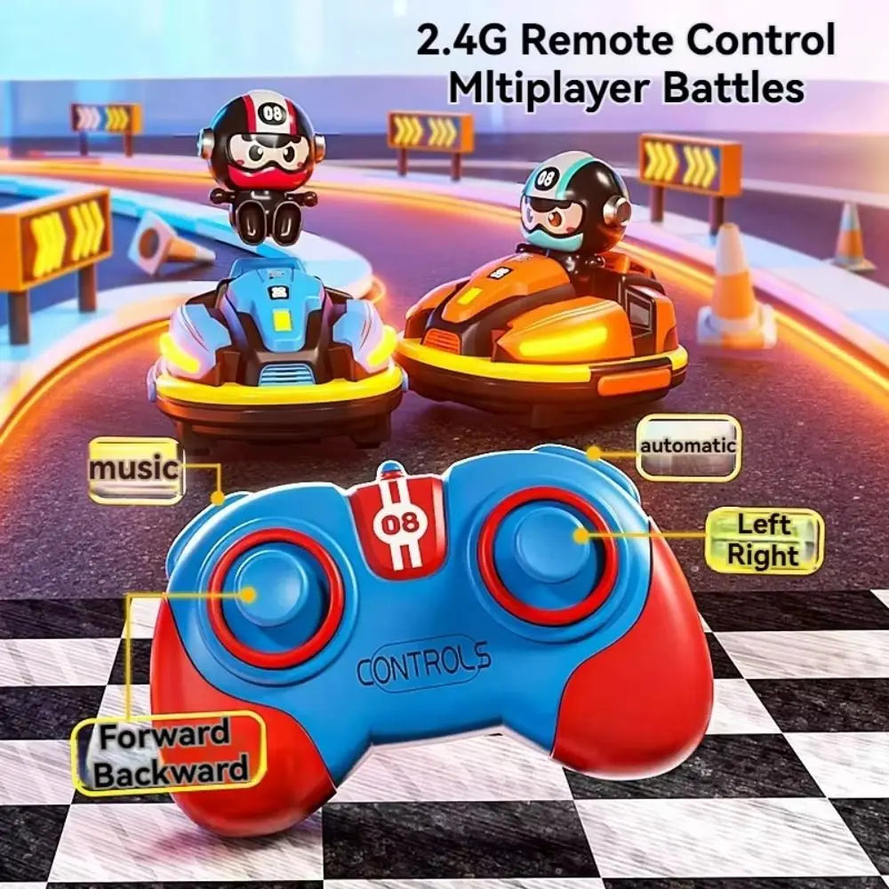 RC Battle Bumper Car Toy – Remote Control Bumper Kart for Kids