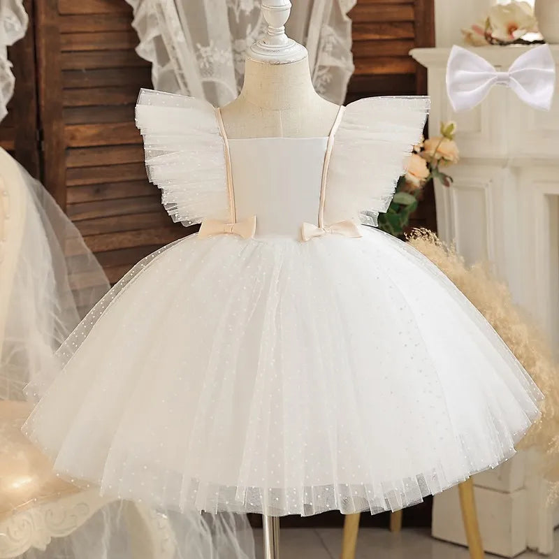 1Y-5Y Baby Girl Birthday Party Dress Princess Outfit Kids Formal Pageant Ball Gown Infant Carnival Vestiges