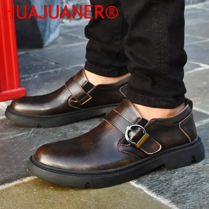 Men’s Leather Shoes – Casual Loafers, Monk Strap & Slip-On Oxfords