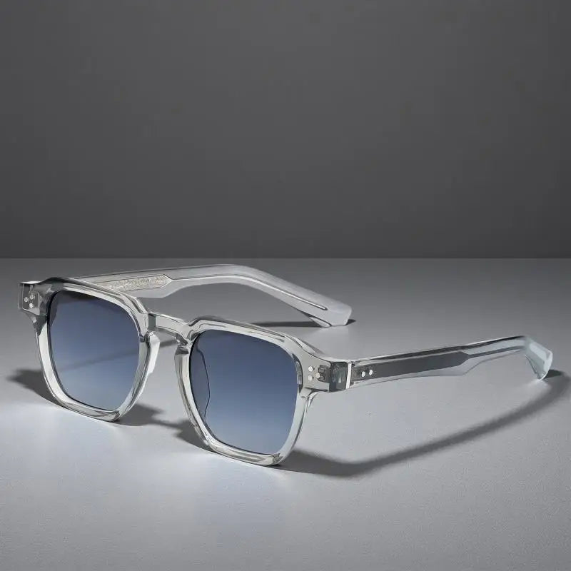 HBK Square Gradient Sunglasses — UV400 Vintage Style for Men