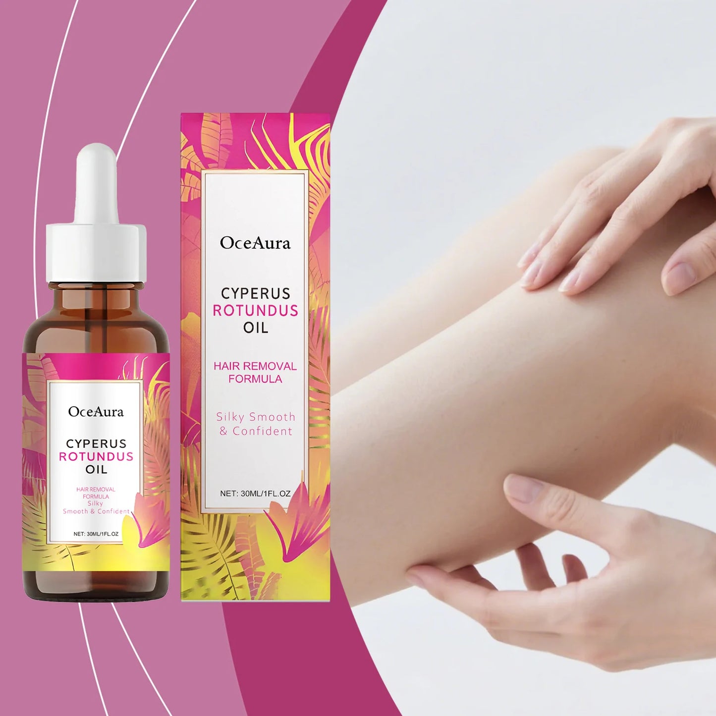 Cyperus Oil Natural Hair Inhibitor & Post-Shave Body Oil