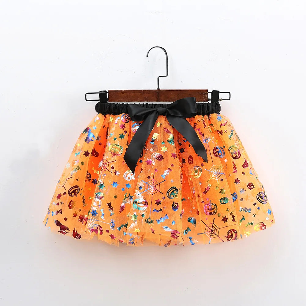 Girls' Halloween Tutu Skirt