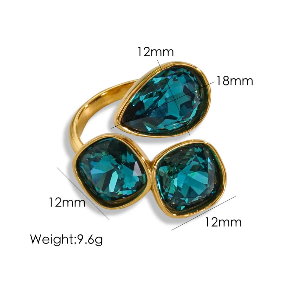 14K Gold-Plated Adjustable Ring