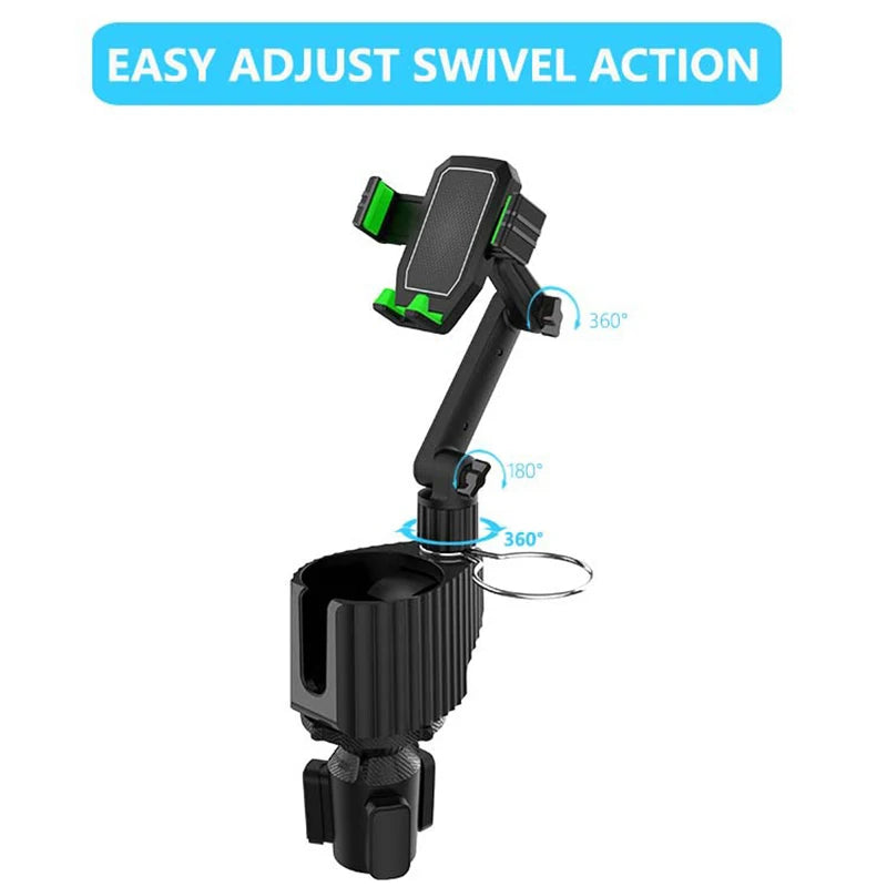 Universal 360 Degree Car Cup Holder Phone Mount