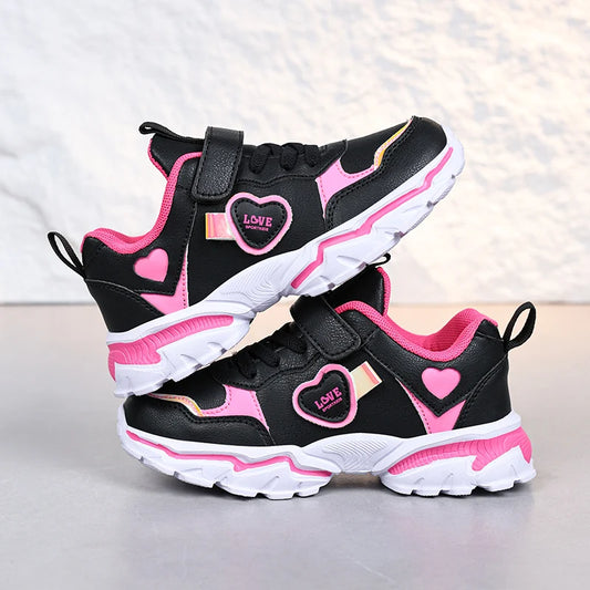 2025 popular fashion casual sports shoes for girls, flat bottomed lightweight sports shoes