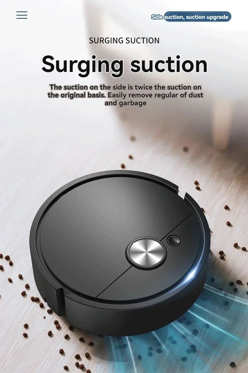 Automatic Robot Vacuum Cleaner 5-in-1 – Smart Sweeper, Mop & Mini Cleaning Machine with USB Charging for Home (2026 Model)