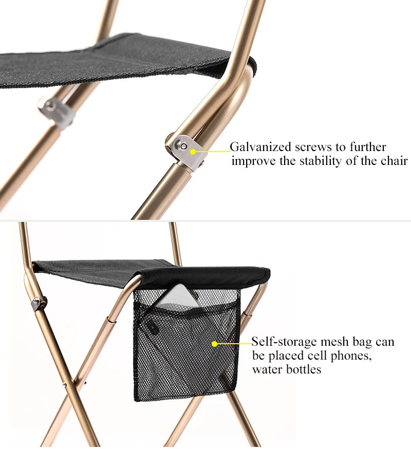 Naturehike Ultralight Portable Folding Beach Chair – Camping, Hiking, Fishing & Picnic