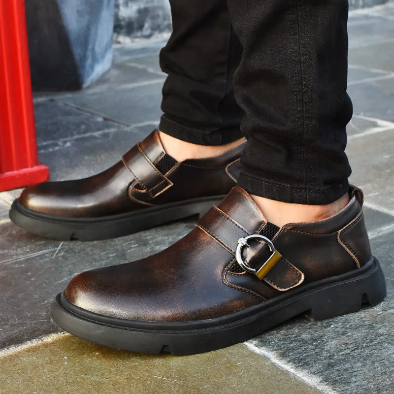 Men’s Leather Shoes – Casual Loafers, Monk Strap & Slip-On Oxfords