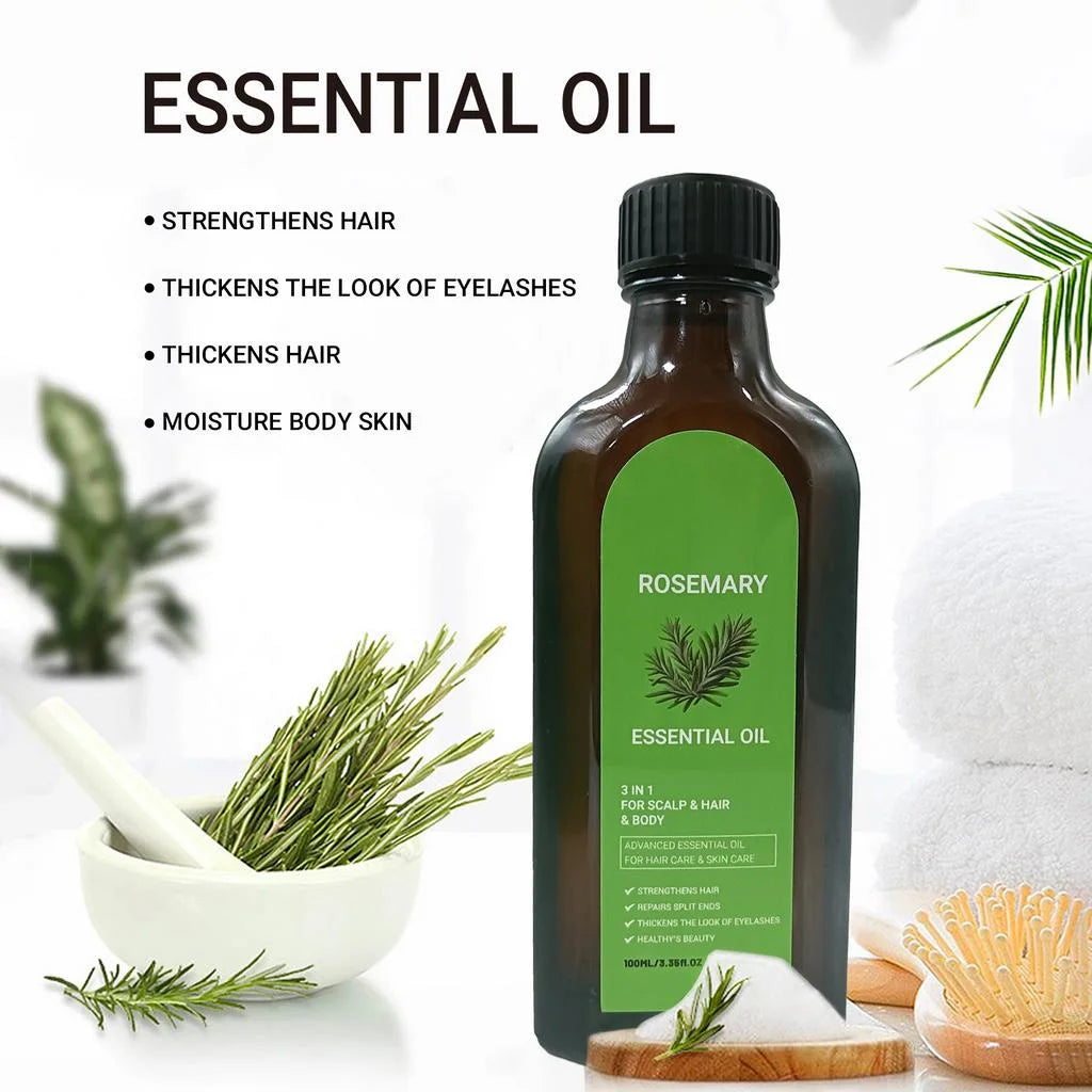 Rosemary Hair Care Oil – Nourishing & Moisturizing Formula for Dry and Damaged Hair