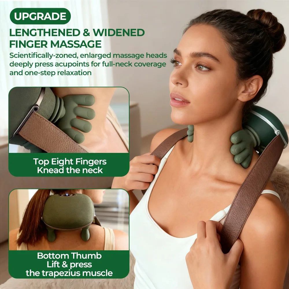 4D Wireless Neck and Shoulder Massager