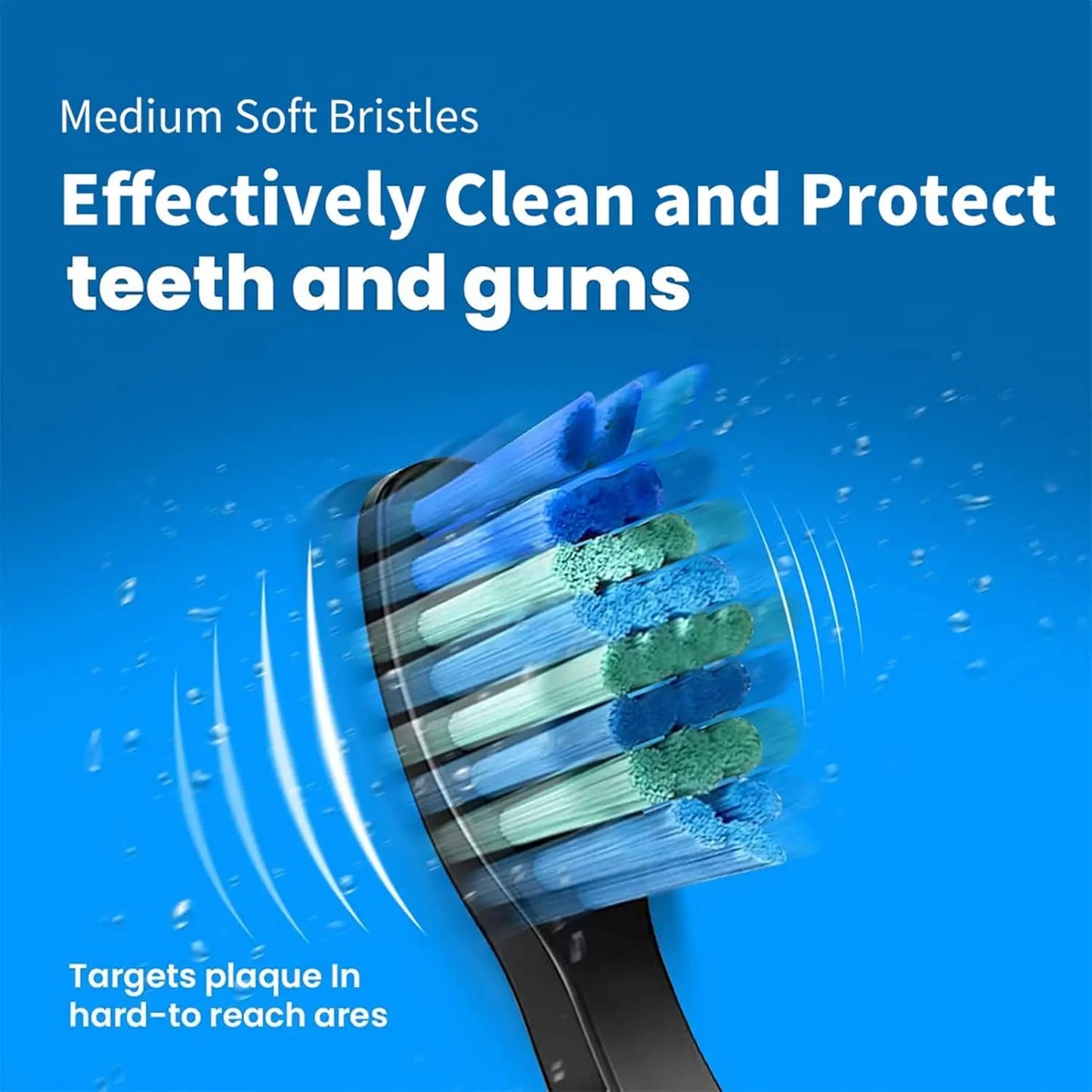 Replacement Toothbrush Heads Compatible with SG Series Electric Toothbrush Models (SG-575/507B/508/551 and More)