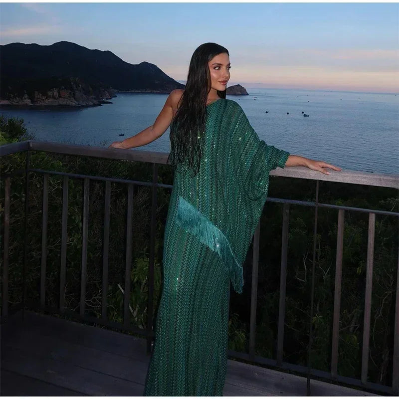Women's Tassel Maxi Dress