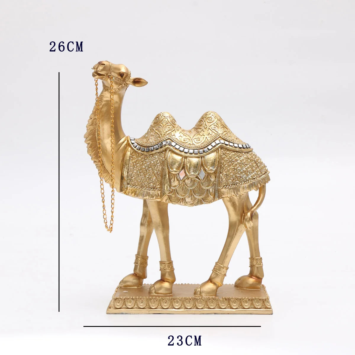 Classic Decorative Camel Statue – Elegant Indoor Home Décor Accent