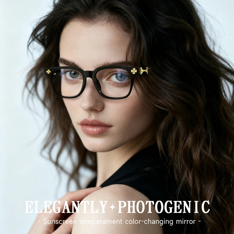 Beau Five Square Blue Light Blocking Glasses — Lightweight Everyday Eyewear for Women