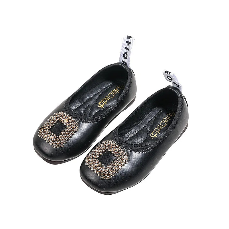 Children's PU Leather Princess Flats – Non-Slip, Soft, Classic Ballet Moccasins
Perfect for Spring & Autumn | Girls' Slip-On Dress Shoes