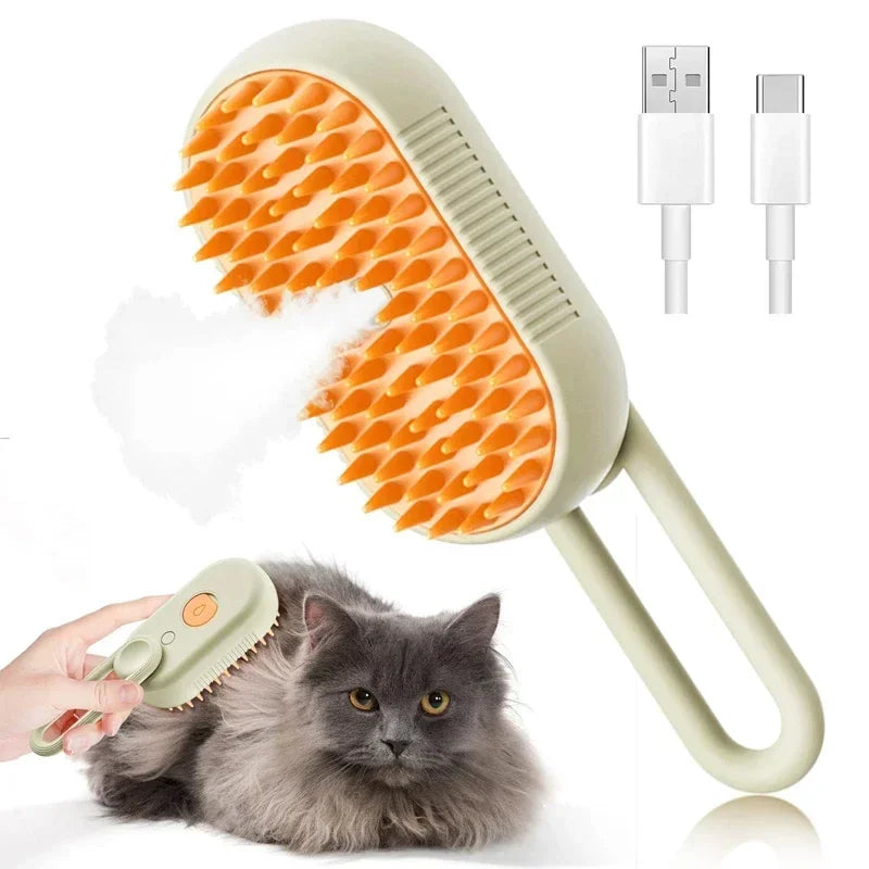 Pet Mist Grooming Brush for Cats and Dogs