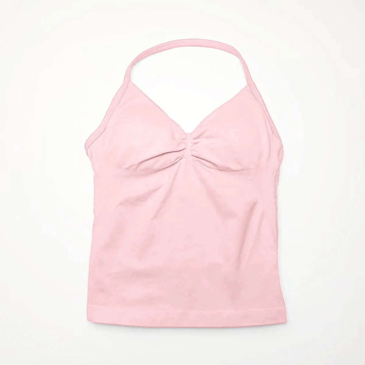 Women's Seamless Longline Yoga Tank Top with Removable Pads