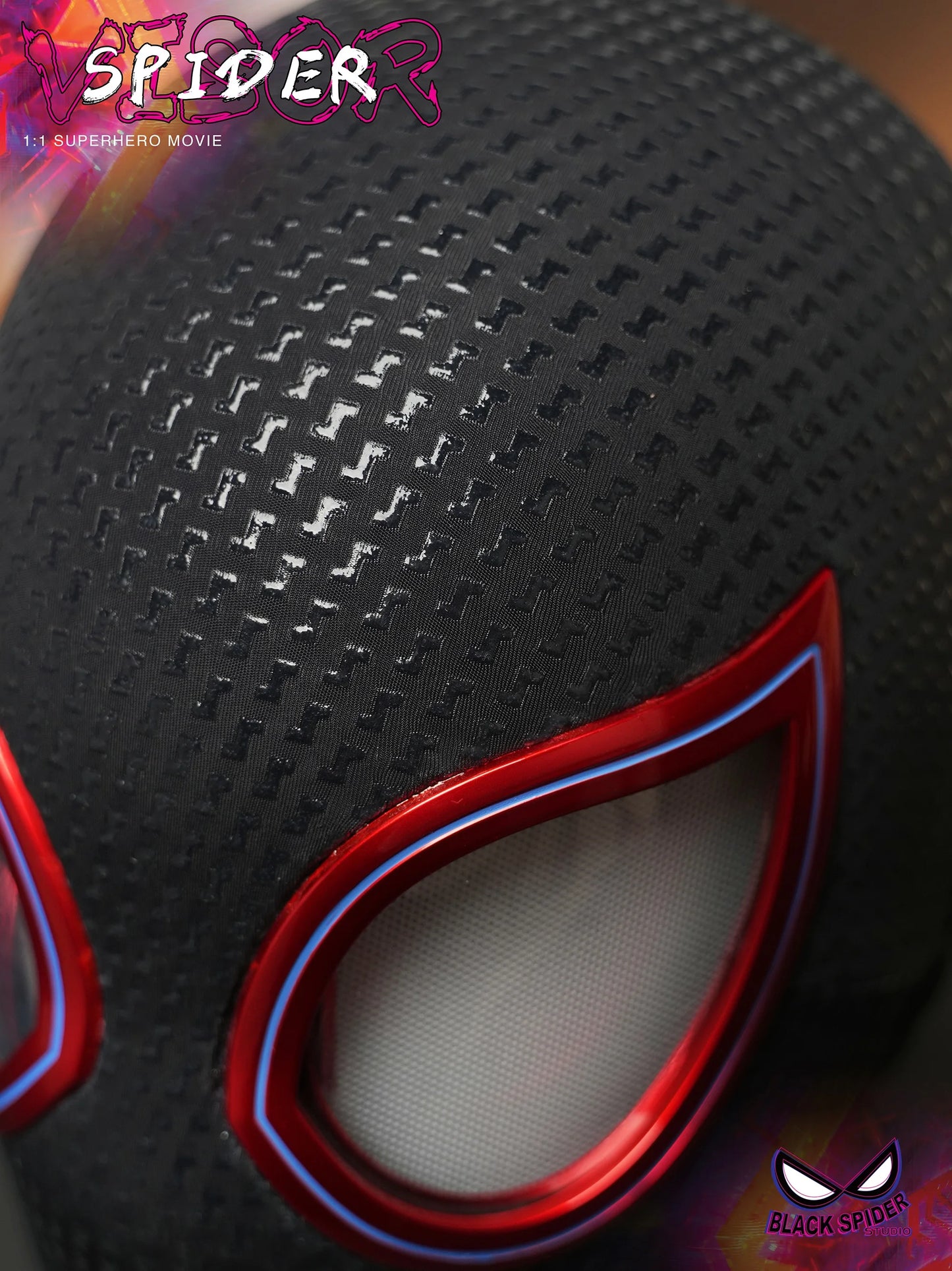 Marvel Miles Morales Spider-Man Moving Eyes Electronic Mask – 1:1 Cosplay Headgear with Remote Control