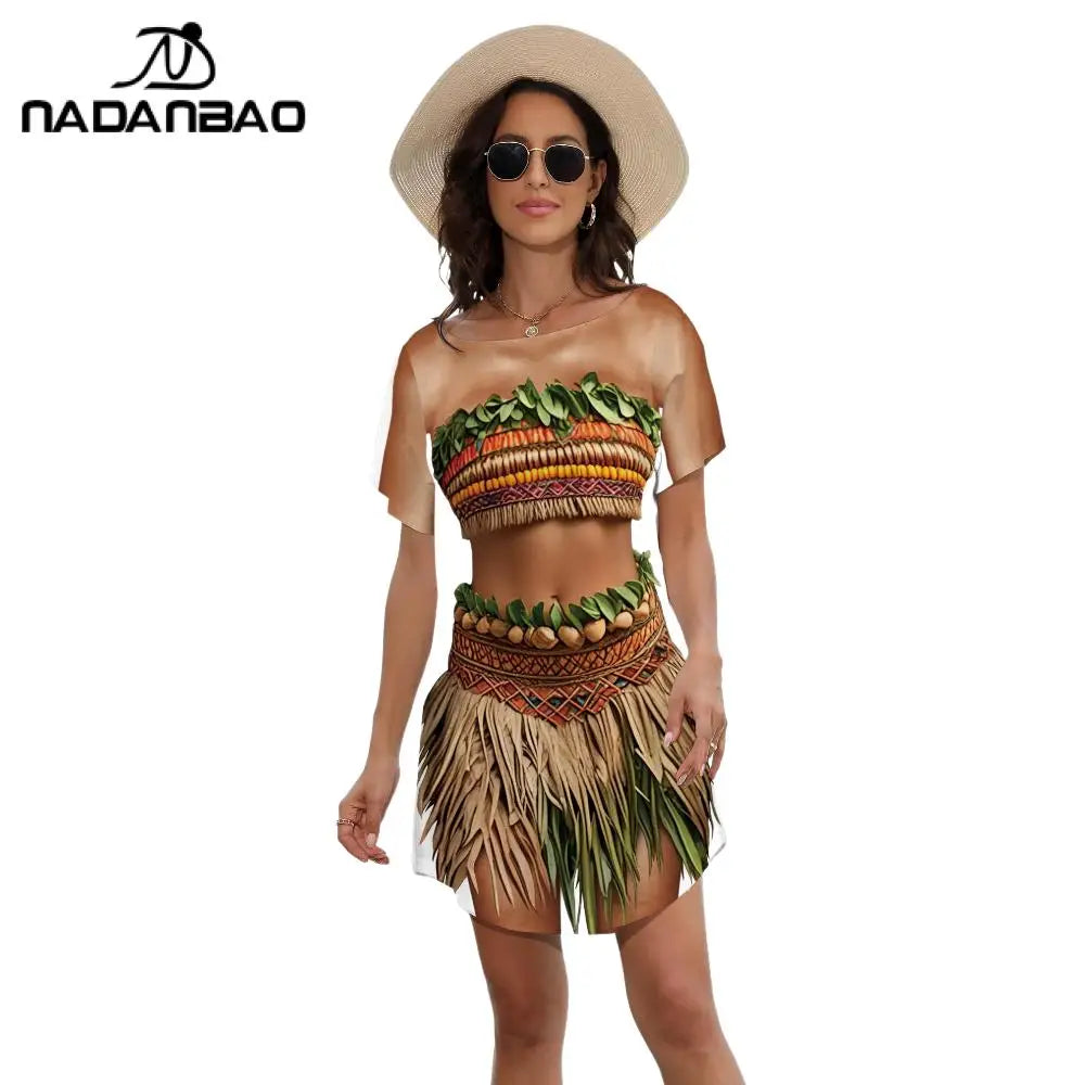Tropical Hawaiian Cover-Up Dress for Women