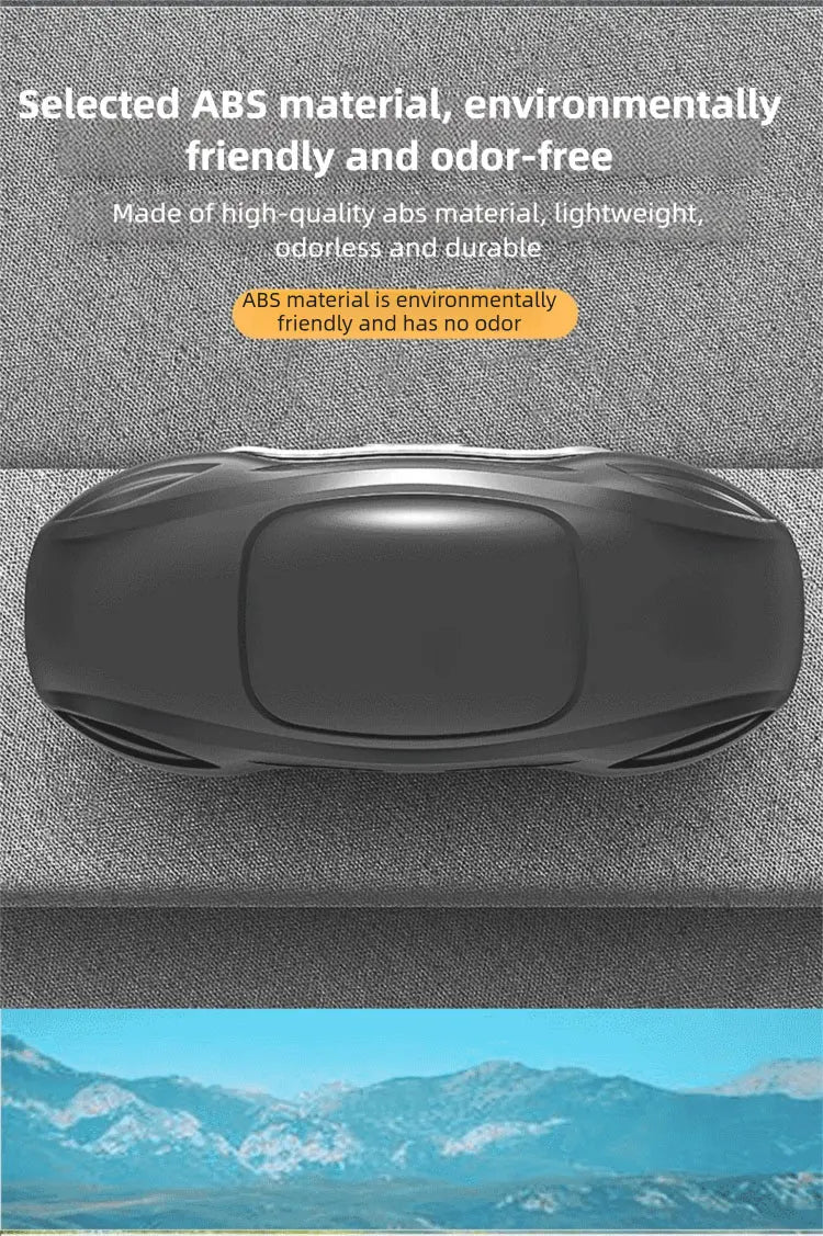 Portable Car Sunglasses Holder – Eyeglass Case & Sun Visor Clip for Driving