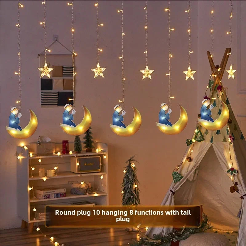 Decorative LED String Lights for Ramadan and Eid Celebrations