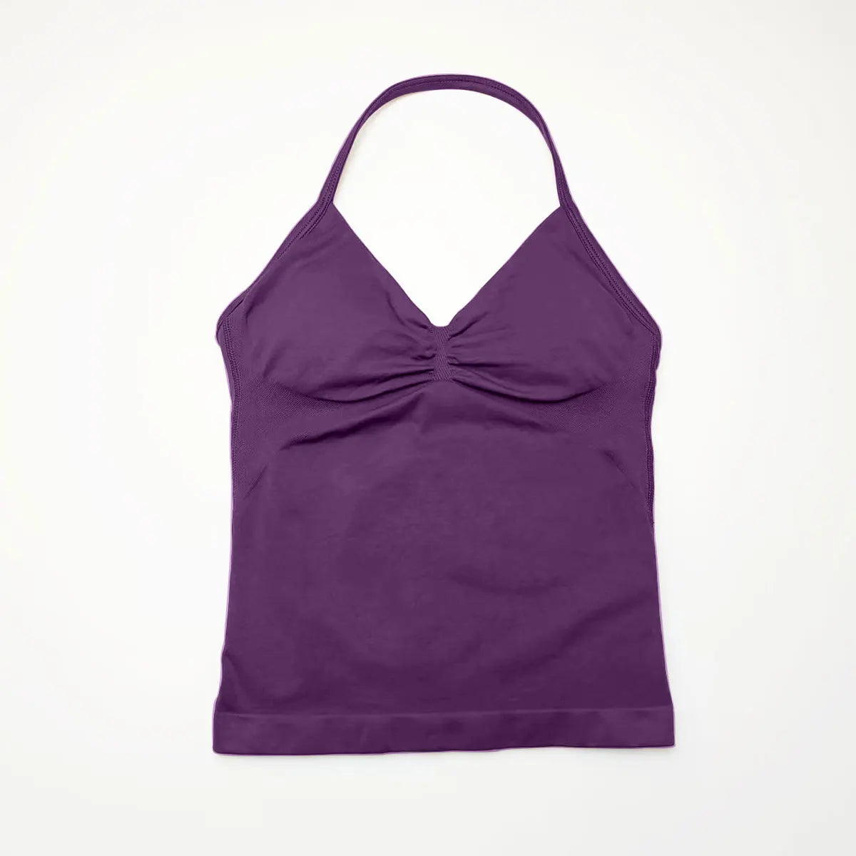 Women's Seamless Longline Yoga Tank Top with Removable Pads