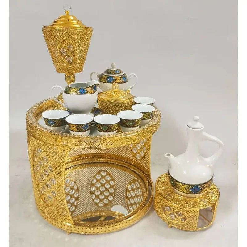 Modern Rekebot 4-Piece Coffee & Tea Table Set – Sleek New Design, Perfect for Any Space