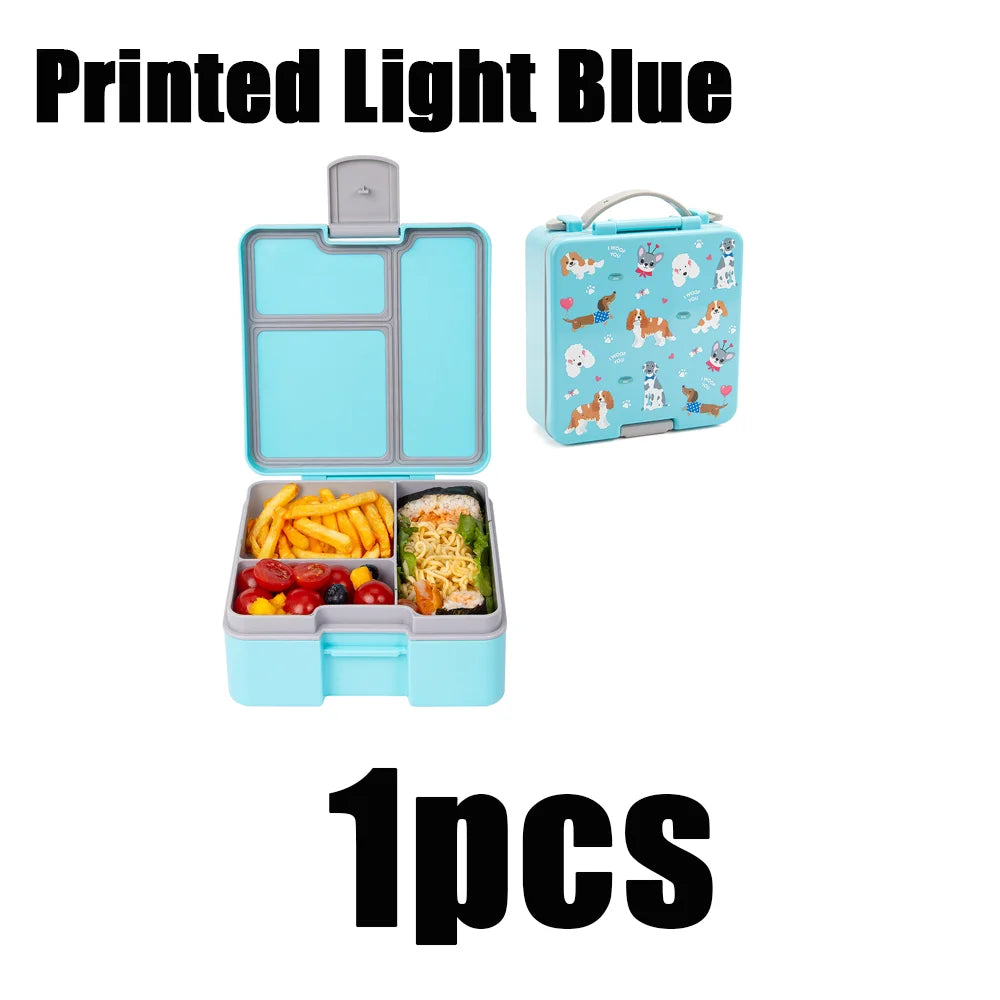 Adorable Leakproof Bento Lunch Box – Microwavable, Divided – For Kids, Teens, and Adults