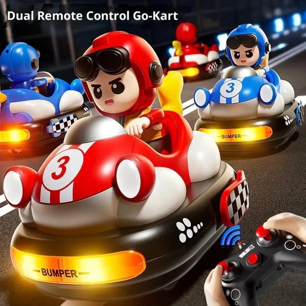 Remote Control Bumper Kart Set – 2-Player RC Drift Racing Cars