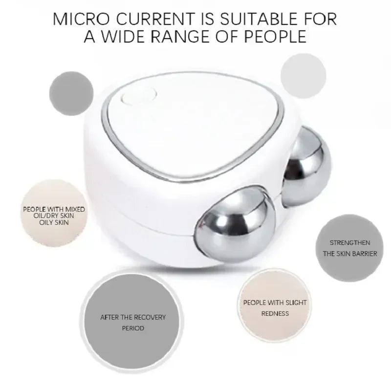 Mini Facial Massage Beauty Device – Portable USB Rechargeable | Anti-Wrinkle, Skin Tightening, Face Lifting & Firming Tool for Daily Skincare