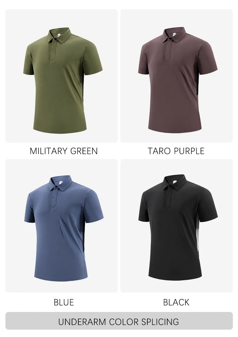 Men’s Premium Polo Shirt – Short Sleeve Business Casual Golf & Outdoor Wear