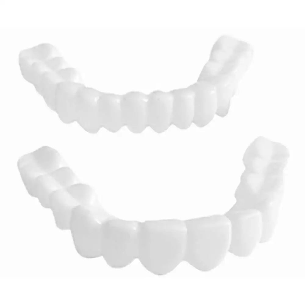 2PCS Temporary Teeth Veneers Cover for Smile Enhancement – Removable Dental Cover for Men and Women