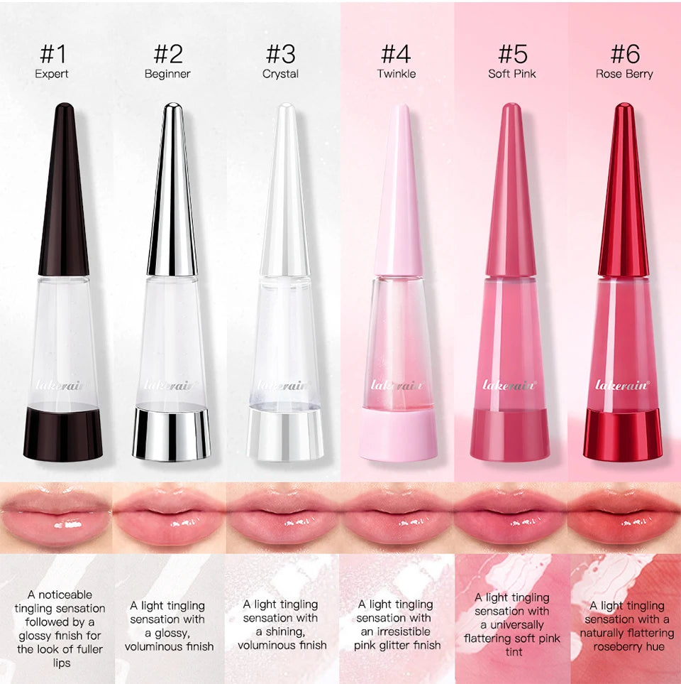 Hydrating Lip Plumper Gloss – Moisturizing Serum for Fuller, Smoother Looking Lips