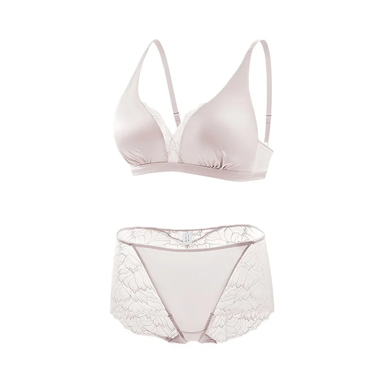 Real Silk Wireless Bralette & Underwear Set