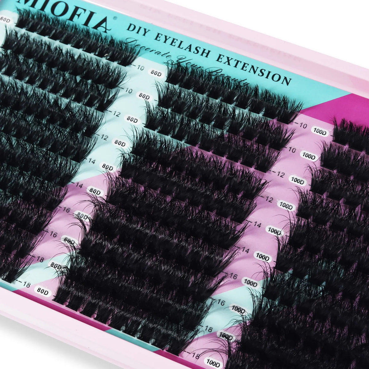 Mixed-Length Cluster False Eyelashes