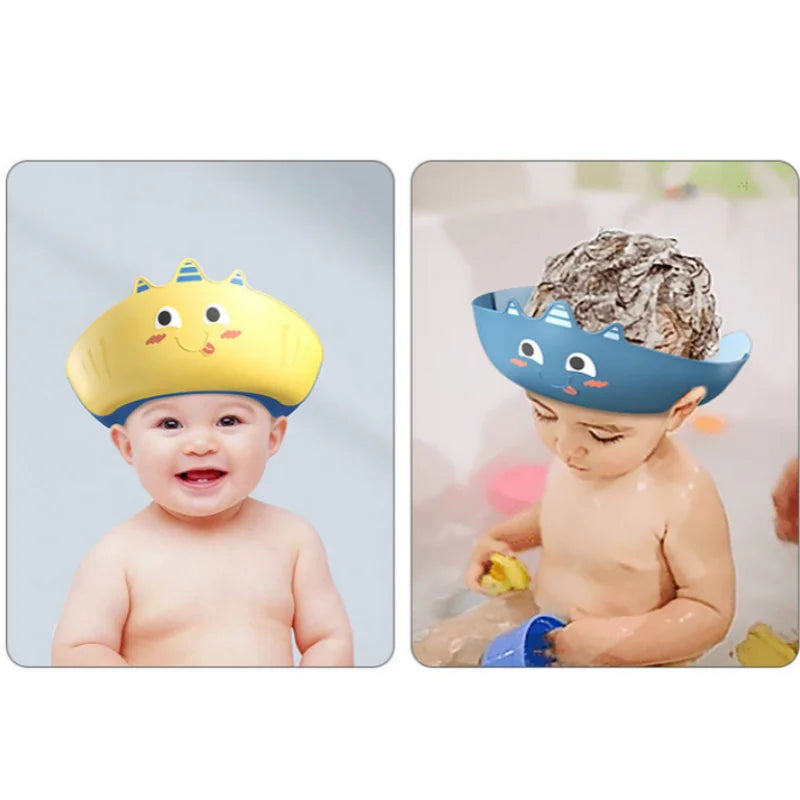 Baby Bath Cap – Infant Ear Protection, Adjustable Shampoo Shield, Hair Wash Hat for Kids & Toddlers