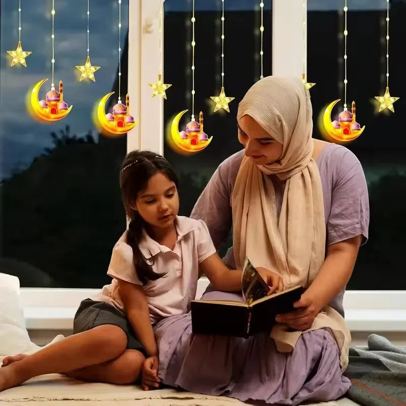 Decorative LED String Lights for Ramadan and Eid Celebrations
