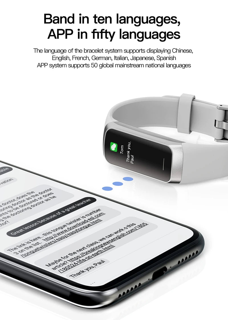 Smart Fitness Band Watch with Step Counter, Bluetooth Sync & Smart Notifications for Men, Women & Students – 2026 New Edition